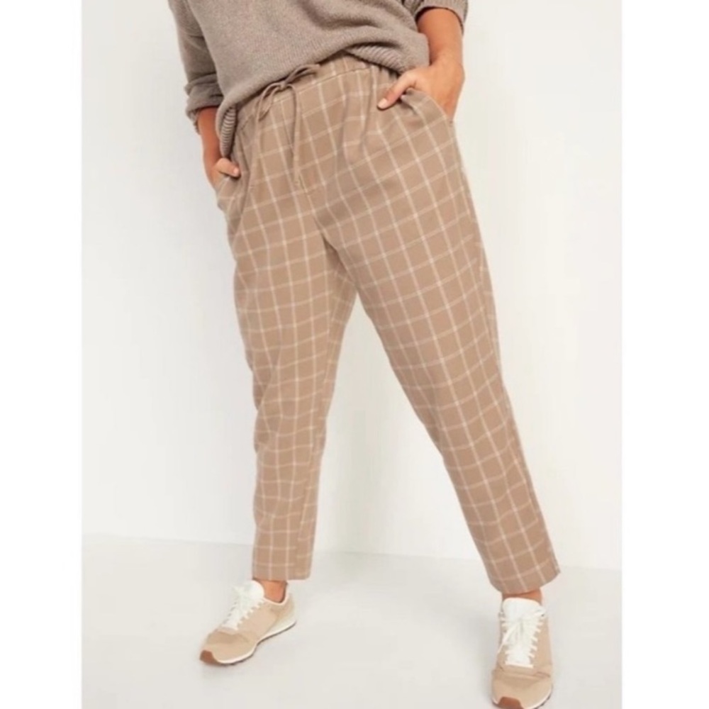 High Waisted Pull on Pants
